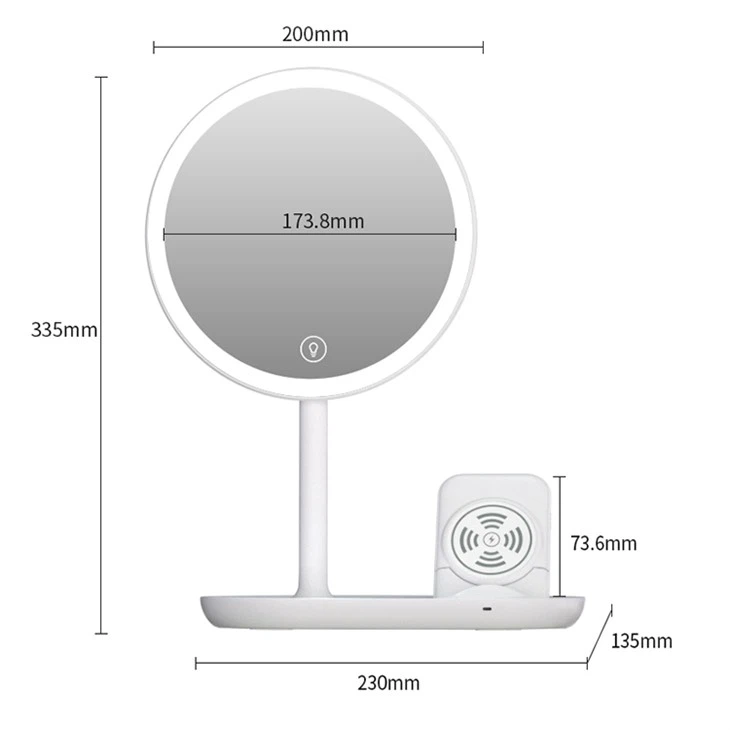 desktop mirror with wireless charger (4)