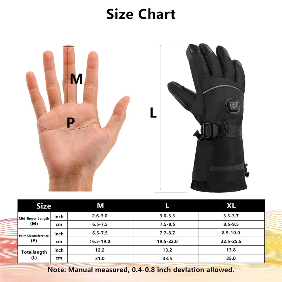 Tam dokunmatik ekran ısıtmalı eldivenler